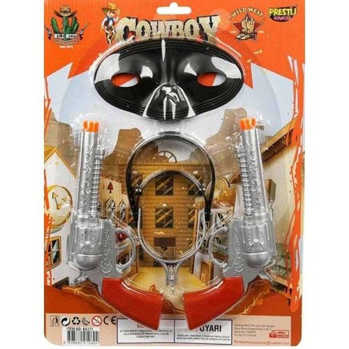PRESTİJ TOYS KARTELALI 2 SİLAHLI MASKELİ