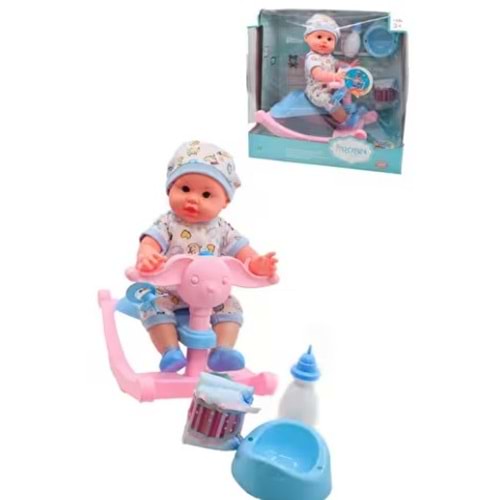 GLOBAL TOYS ROBİN PANDA SALINCAKLI ALTINI ISLATAN BEBEK