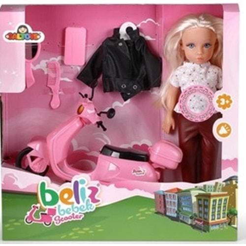 GALTOYS BELİZ SCOOTER BEBEK SETİ