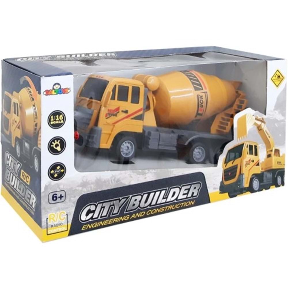 GALTOYS 1:16 F/F ŞARJLI BETON MİKSERİ