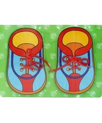 ONYIL TOYS AHŞAP DÜĞMELİ AYAKKABI