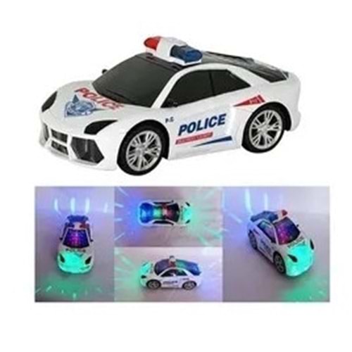 CAN-ALİ TOYS PİLLİ CARP DÖN POLİS ARABA