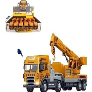 CAN-ALİ TOYS METAL SURTMELI ISIKLI SESLI TIR