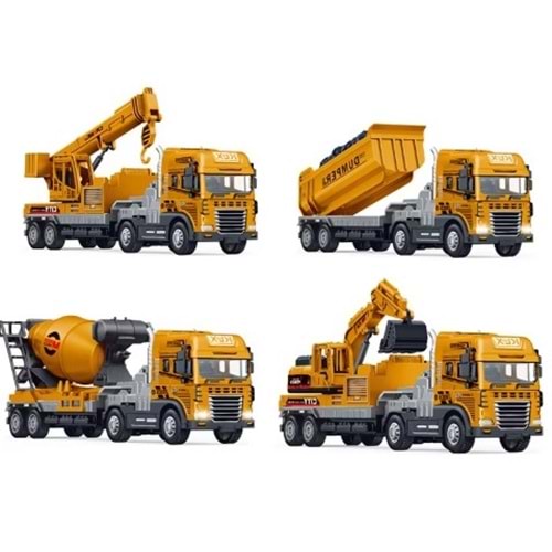 CAN-ALİ TOYS METAL SURTMELI ISIKLI SESLİ TIR