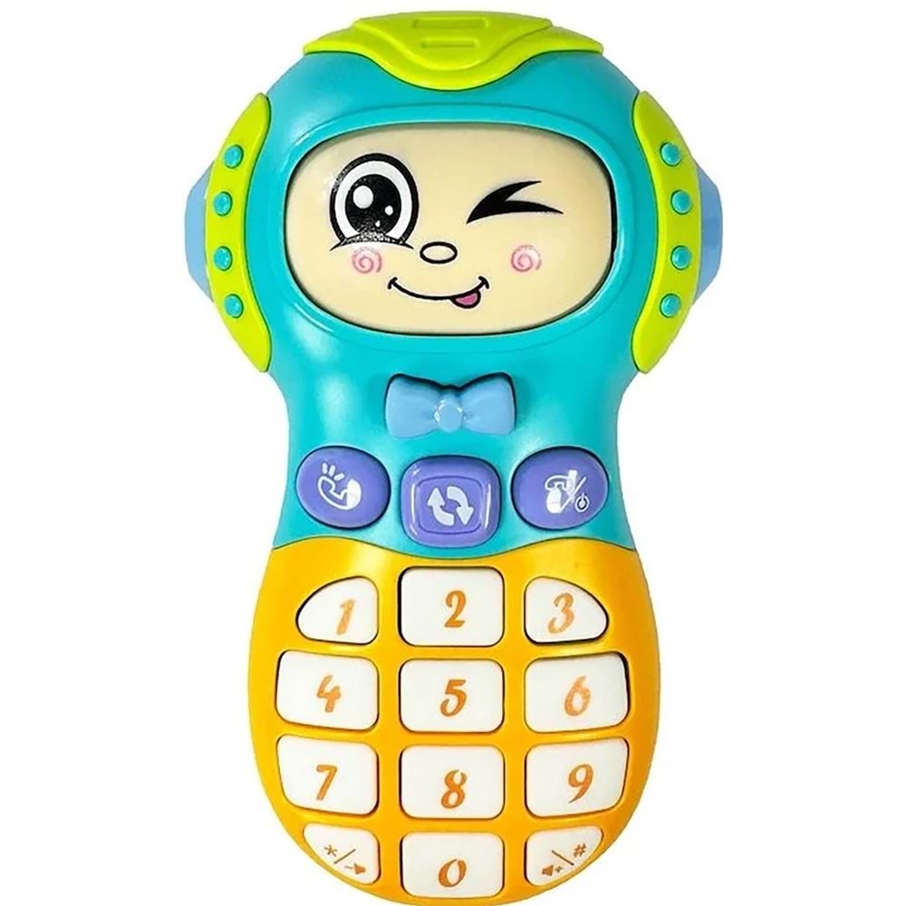 VARDEM ISIKLI VE MUZIKLI CEP TELEFONU BEBEK PIYANOSU