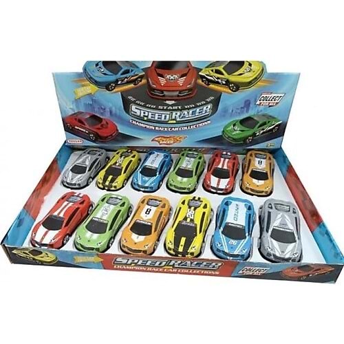 TOYSAN 1:32 ÇEK BIRAK ARABA 12 Lİ DİSPLAY