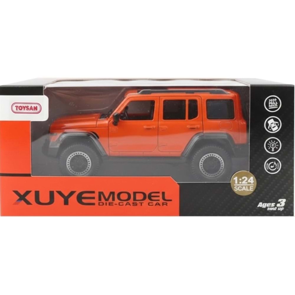 TOYSAN 1.24 ÖLÇEK KUTULU SESLİ VE IŞIKLI ÇEK BIRAK METAL