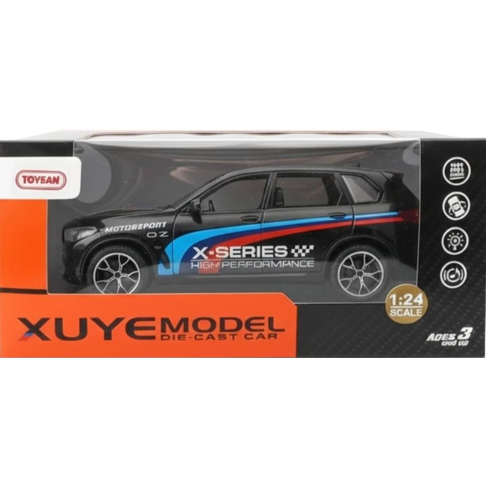 TOYSAN 1.24 ÖLÇEK KUTULU SESLİ VE IŞIKLI ÇEK BIRAK METAL