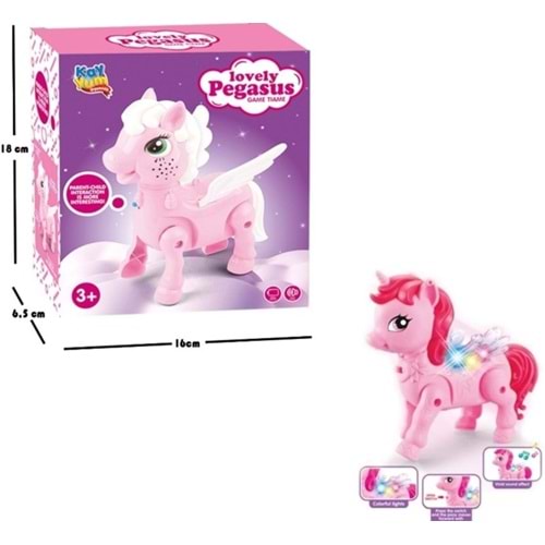 KAYYUM TOYS YÜRÜYEN PİLLİ AT PEMBE