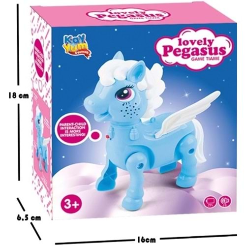 KAYYUM TOYS YÜRÜYEN PİLLİ AT MAVİ