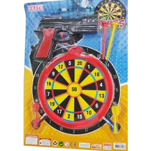 KETTE TOYS DARTLI TABANCA SETİ