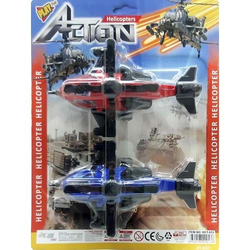 KETTE TOYS KARTELADA 2 Lİ HELİKOPTER