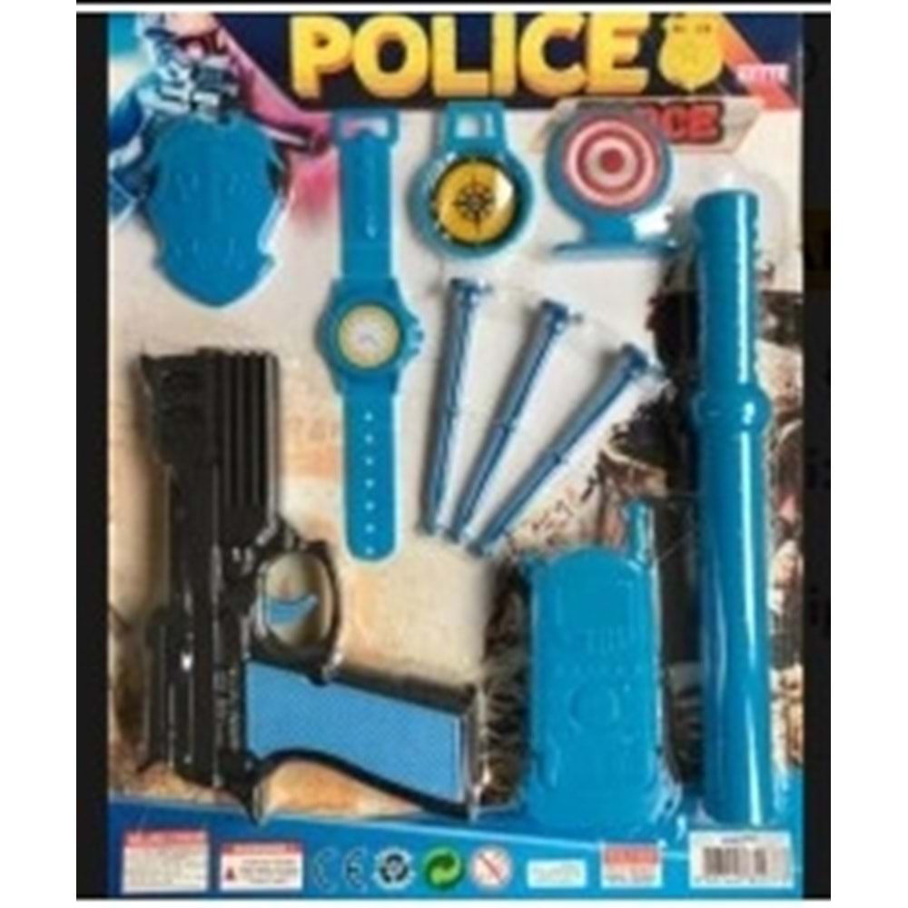 KETTE TOYS SAATLİ ORTA BOY TABANCA SETİ
