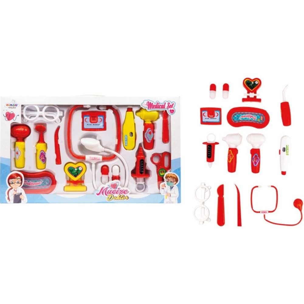 KEMBAY TOYS 5004 KUTULU BÜYÜK DOKTOR SETİ