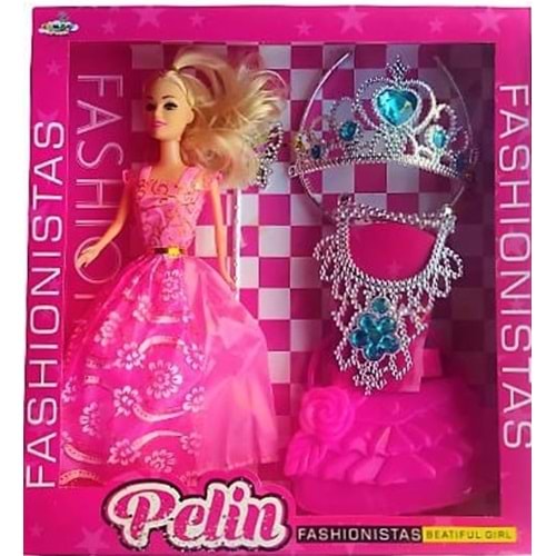 NİŞANCI ÇANTALI TAÇLI BEBEK SETİ