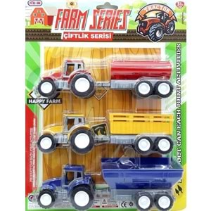 NİZAM TOYS 3 LÜ TRAKTÖR SETİ