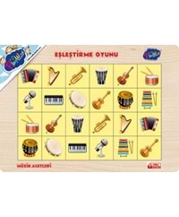 ONYIL TOYS 4 ÇEŞİT EŞLEŞTİRME MÜZİK ALETİ OKUL EŞYALARI SAYILAR