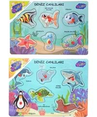 ONYIL TOYS AHŞAP TUTMALI DENİZ CANLILARI