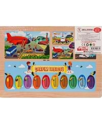 ONYIL TOYS AHŞAP EĞİTİCİ 4 LÜ PUZZLE GEZEGENLER DENİZALTI HAVAALANI