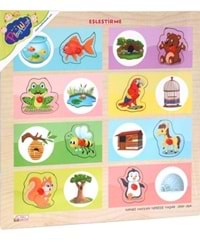 ONYIL TOYS AHŞAP TUTMALI EŞLEŞTİRME HANGİ HAYVAN NEREDE YAŞAR