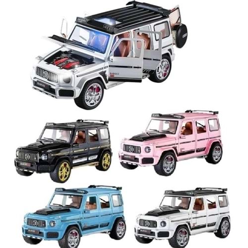 VARDEM CEK BIRAK 1:24 SESLI ISIKLI JEEP (2 RENK)