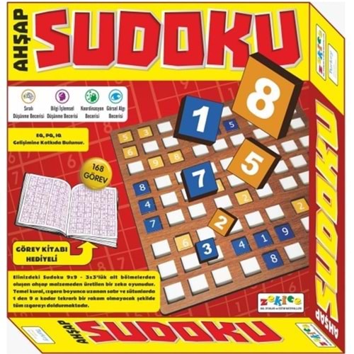 ZEKİCE AHŞAP SUDOKU